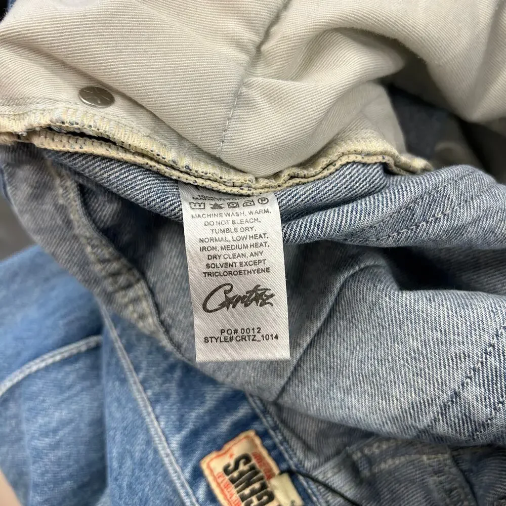 SS23 Corteiz C-Star Denim Jeans 'Blue' size Small S Streetwear 28x32 B30